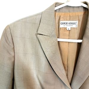 VTG 90s Giorgio Armani wool Skirt 2 piece suit